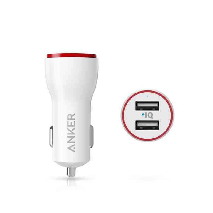 Anker PowerDrive 2 Port USB 24W Car Charger